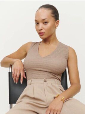 Reformation Alivia Knit Top (Medium)